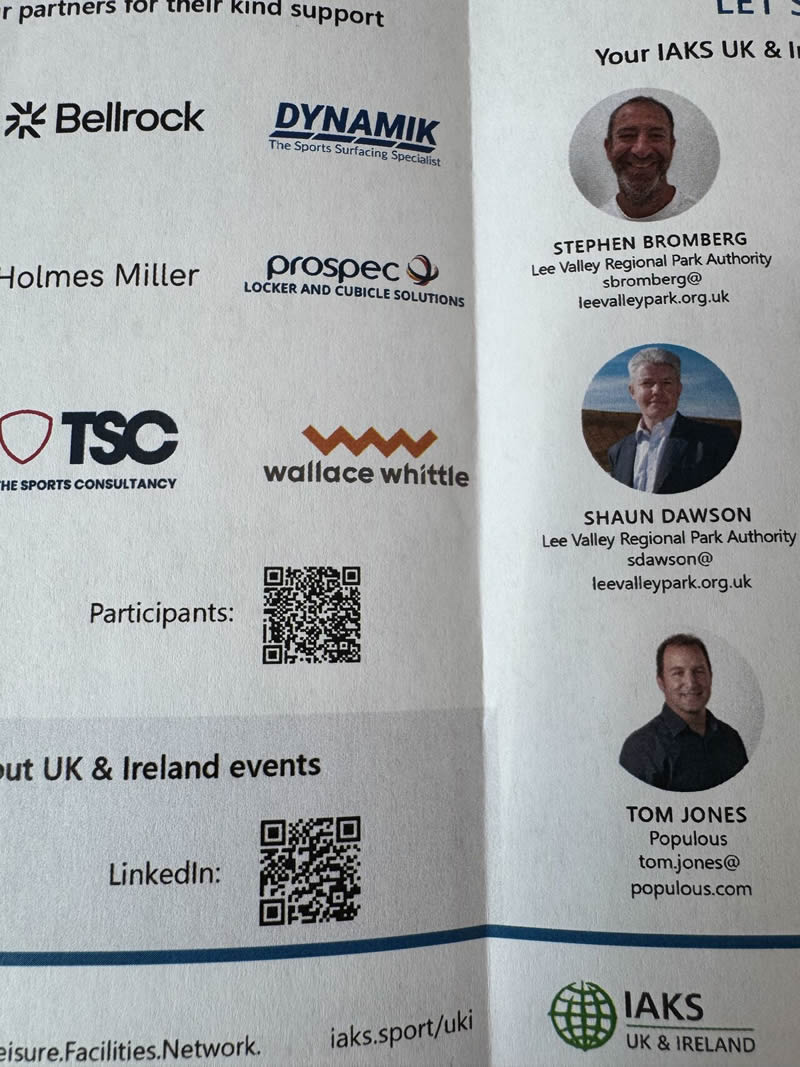 A Really Insightful Couple Of Days Attending The IAKS UK & Ireland Conference 2026