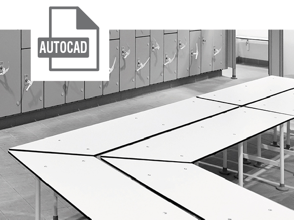 Bench Seating AutoCad File