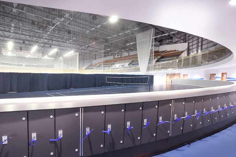 Derby Arena With Curved Lockers By Prospec