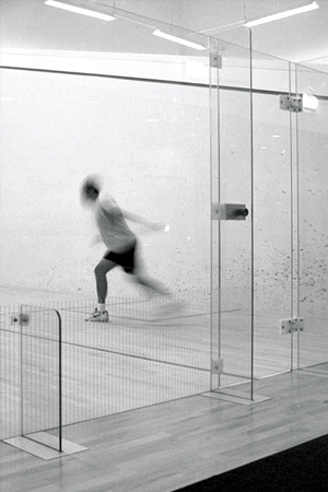 Ellis Pearson First Squash Wall