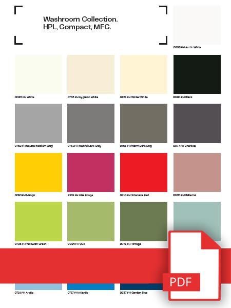 Laminate Colour Chart