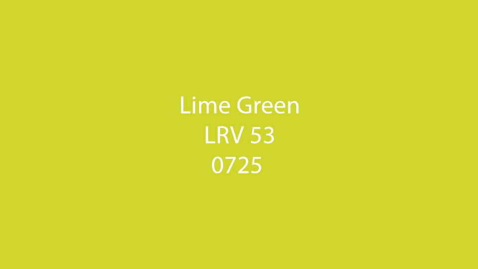 Lime Green Color Chart